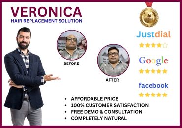 About Hair Patch in Delhi,  veronica hair replacement solution,  About veronica hair replacement,  About Free hair demo,  About Free hair demo consultation